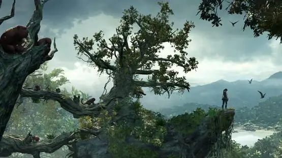 This contains a gameplay image of the game: Screenshot of Shadow of the Tomb Raider: Definitive Edition