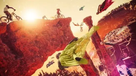 Esto contiene una imagen de juego de: Captura de pantalla de 4 - Riders Republic