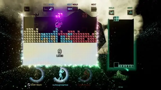 Hier ist ein Gameplay-Bild des Spiels:Screenshot von Tetris Effect: Connected