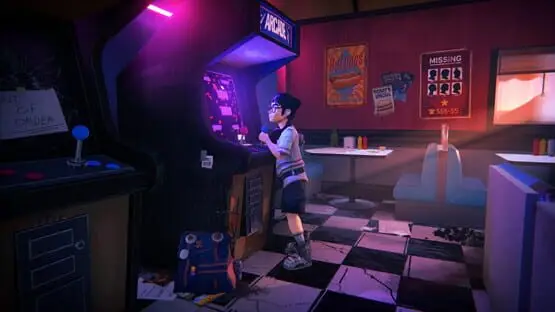 Esto contiene una imagen de juego de: Captura de pantalla de Road 96