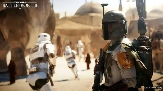 Esto contiene una imagen de juego de: Captura de pantalla de Star Wars Battlefront II: Celebration Edition
