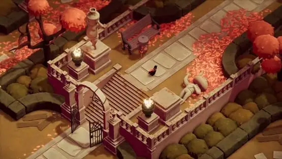 This contains a gameplay image of the game: Screenshot of Death's Door
