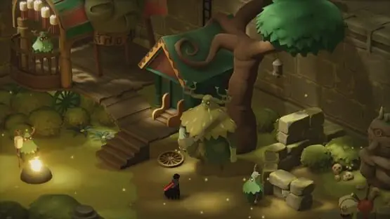 This contains a gameplay image of the game: Screenshot of Death's Door