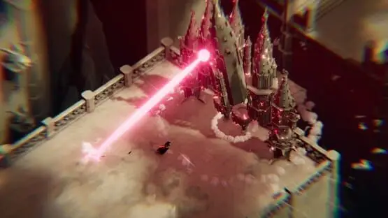 This contains a gameplay image of the game: Screenshot of Death's Door