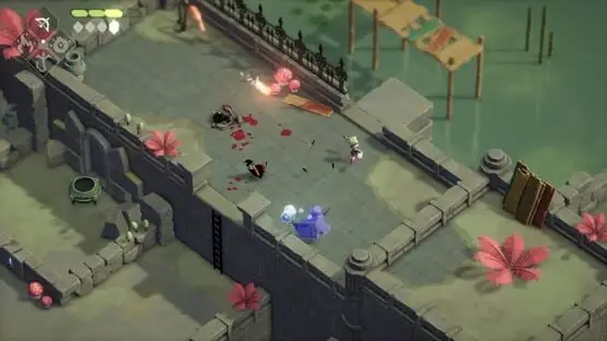 This contains a gameplay image of the game: Screenshot of Death's Door