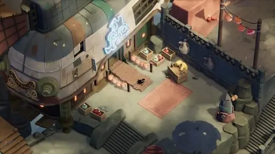 This contains a gameplay image of the game: Screenshot of Death's Door