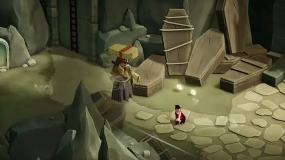 This contains a gameplay image of the game: Screenshot of Death's Door
