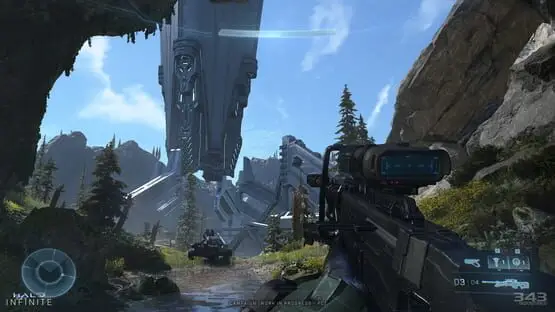 Это содержит изображение игрового процесса игры:Скриншот Halo Infinite