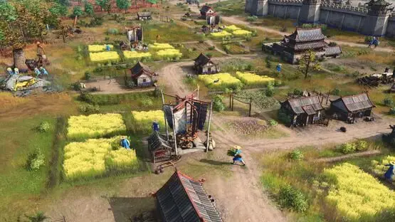This contains a gameplay image of the game: Screenshot of Age of Empires IV