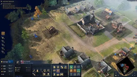 This contains a gameplay image of the game: Screenshot of Age of Empires IV