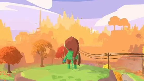 This contains a gameplay image of the game: Screenshot of Lil Gator Game
