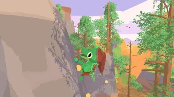 This contains a gameplay image of the game: Screenshot of Lil Gator Game