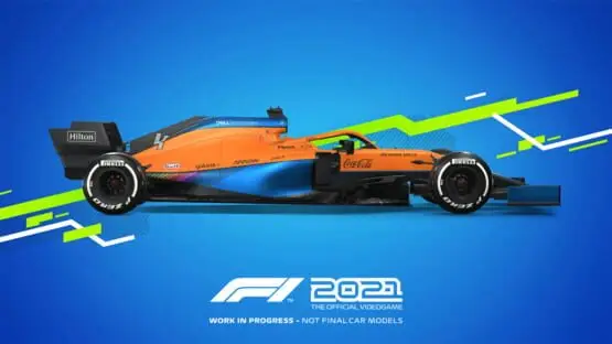 This contains a gameplay image of the game: Screenshot of F1 2021