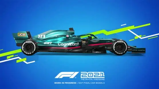 This contains a gameplay image of the game: Screenshot of F1 2021
