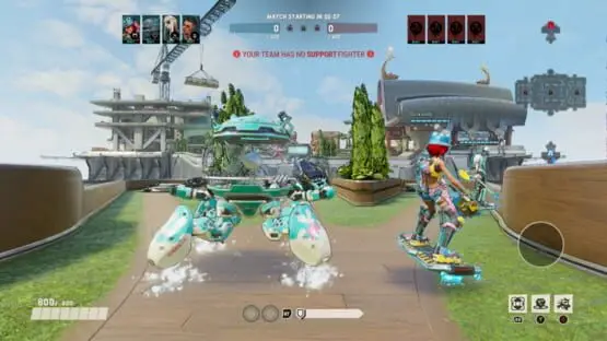 Ceci contient une image de gameplay du jeu : Capture d'écran de Bleeding Edge