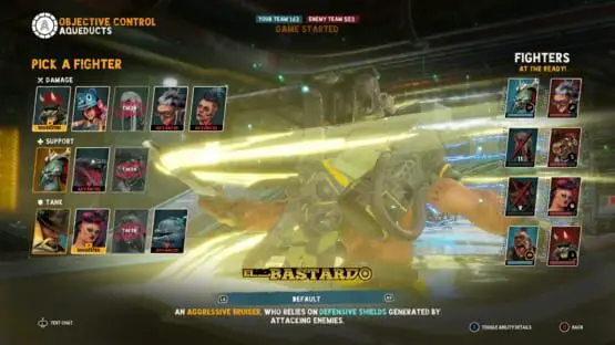 Ceci contient une image de gameplay du jeu : Capture d'écran de Bleeding Edge