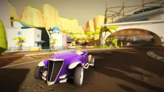 This contains a gameplay image of the game: Screenshot of 7 - Joy Ride Turbo