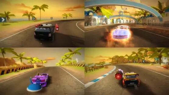 This contains a gameplay image of the game: Screenshot of 9 - Joy Ride Turbo