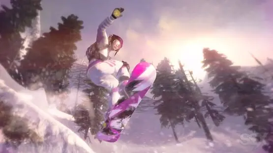 This contains a gameplay image of the game: Screenshot of SSX