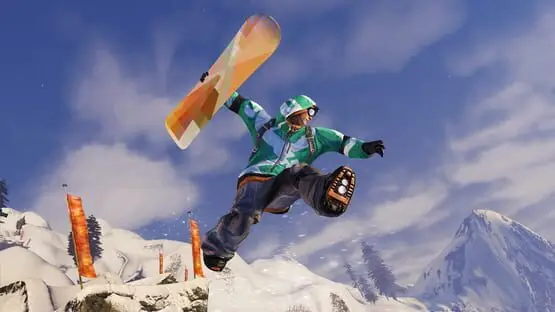This contains a gameplay image of the game: Screenshot of SSX