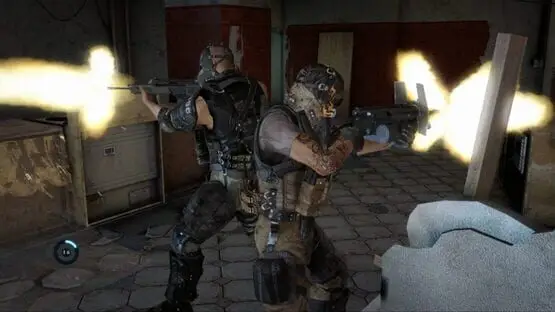 Esto contiene una imagen de juego de: Captura de pantalla de Army of Two