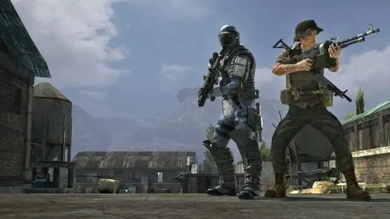Esto contiene una imagen de juego de: Captura de pantalla de Army of Two