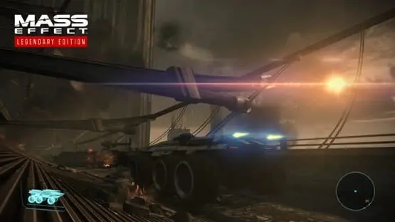 This contains a gameplay image of the game: Screenshot of Mass Effect Legendary Edition