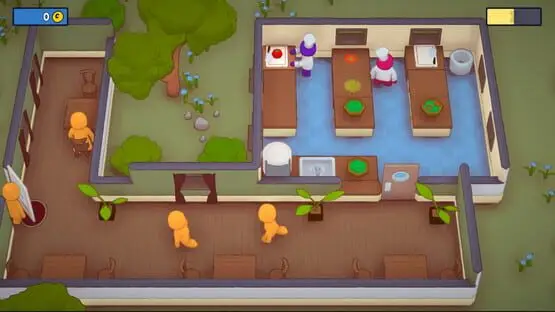 This contains a gameplay image of the game: Screenshot of 5 - PlateUp!