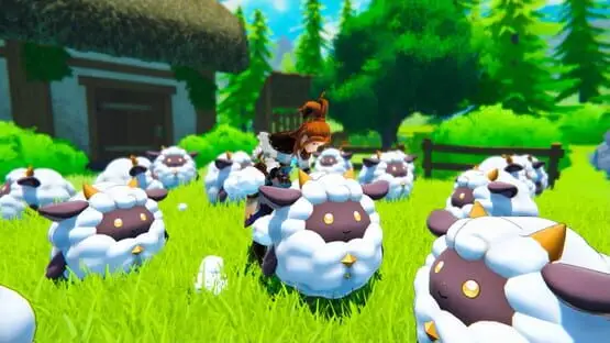 Isso contém uma imagem de jogabilidade do jogo:Captura de tela de Palworld