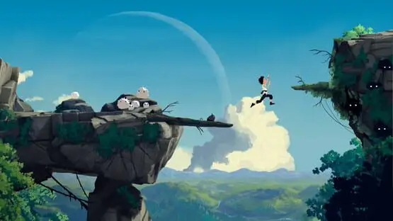 This contains a gameplay image of the game: Screenshot of Planet of Lana