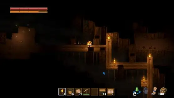 This contains a gameplay image of the game: Screenshot of Core Keeper