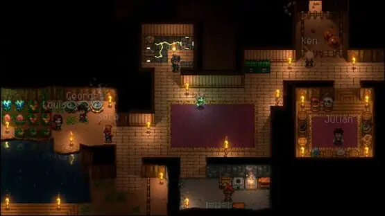 This contains a gameplay image of the game: Screenshot of Core Keeper