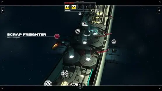 This contains a gameplay image of the game: Screenshot of Citizen Sleeper