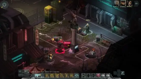 Hier ist ein Gameplay-Bild des Spiels:Screenshot von Shadowrun Trilogy