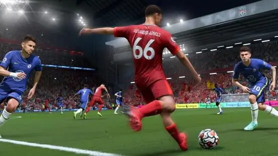 Esto contiene una imagen de juego de: Captura de pantalla de FIFA 22