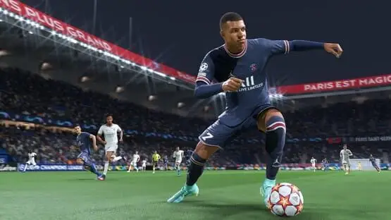 Esto contiene una imagen de juego de: Captura de pantalla de FIFA 22