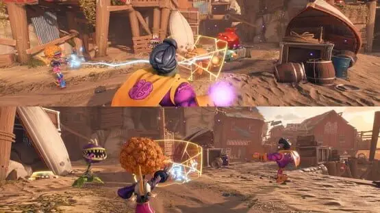 This contains a gameplay image of the game: Screenshot of Plants vs. Zombies: Battle for Neighborville - Deluxe Edition