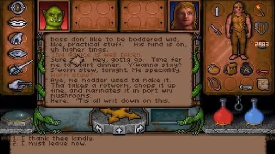 Hier ist ein Gameplay-Bild des Spiels:Screenshot von Ultima Underworld 1+2