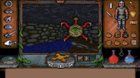 Hier ist ein Gameplay-Bild des Spiels:Screenshot von Ultima Underworld 1+2