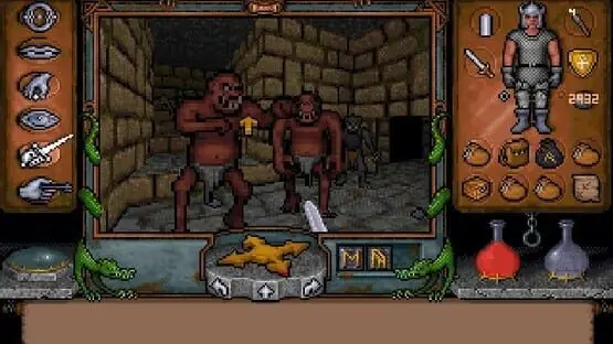 Hier ist ein Gameplay-Bild des Spiels:Screenshot von Ultima Underworld 1+2