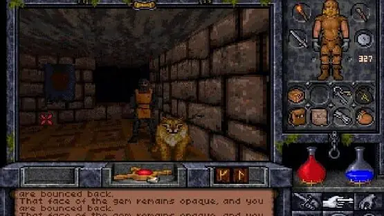 Hier ist ein Gameplay-Bild des Spiels:Screenshot von Ultima Underworld 1+2