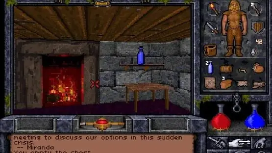Hier ist ein Gameplay-Bild des Spiels:Screenshot von Ultima Underworld 1+2