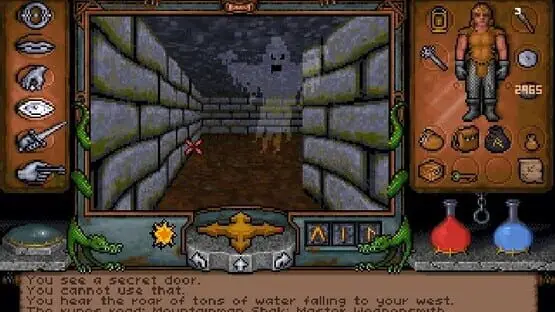 Hier ist ein Gameplay-Bild des Spiels:Screenshot von Ultima Underworld 1+2