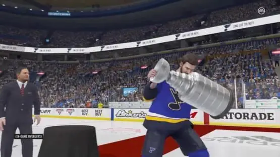 Ceci contient une image de gameplay du jeu : Capture d'écran de NHL 22