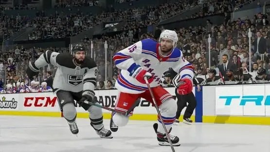 Ceci contient une image de gameplay du jeu : Capture d'écran de NHL 22