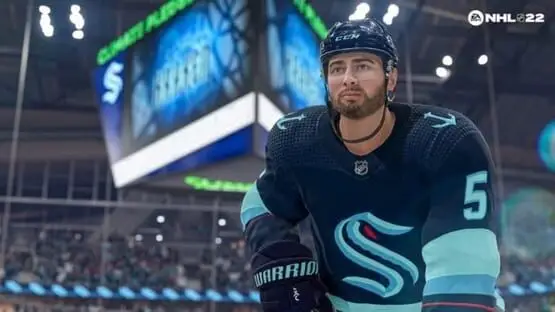 Ceci contient une image de gameplay du jeu : Capture d'écran de NHL 22