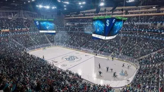 Ceci contient une image de gameplay du jeu : Capture d'écran de NHL 22