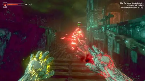 Esto contiene una imagen de juego de: Captura de pantalla de Into the Pit