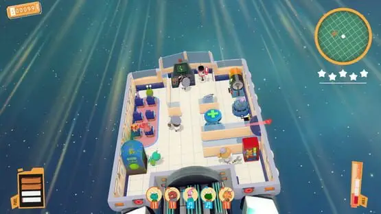 This contains a gameplay image of the game: Screenshot of Spacelines from the Far Out