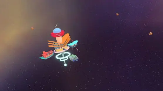 This contains a gameplay image of the game: Screenshot of Spacelines from the Far Out